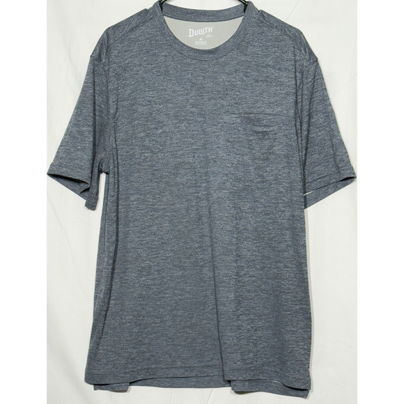Duluth Trading Co Medium Tee Short Sleeves Gray Relaxed‎ Fit Pocket Light - Picture 1 of 6